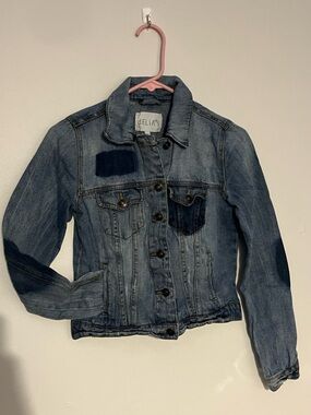 dELia*s Vintage Cropped Blue Denim Jean Jacket